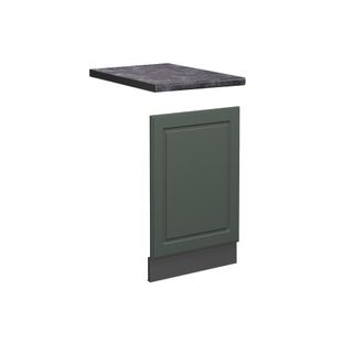 Vicco Panel Frontal Fame-line, Verde Dorado Casa De Campo, 45 Cm, Et Antracita Vicco