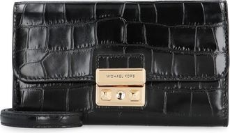 Michael Kors Tribeca Leather Wallet On Chain
