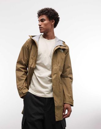 The North Face M - Parka ripiegabile color cedro-Marrone