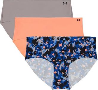 Under Armour Seamless Hipster - 3-Pack Printed Womens Underwear Flare Orange : LG, Elastane/Polyamide