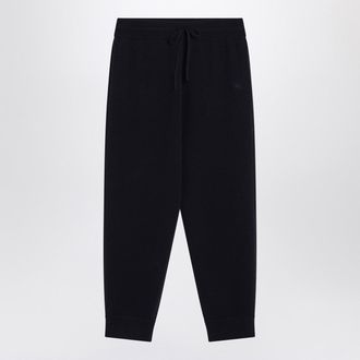 Burberry Navy Blue Cashmere Blend Jogging Pants