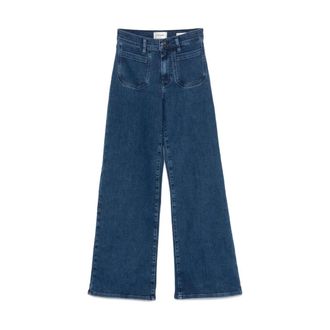 Frame Denim Wide Jeans, female, Blue, W24, Wide Jeans