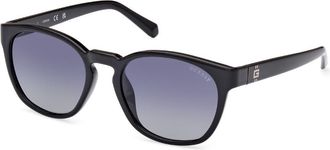 Guess GU00083-H Polarized 01D Mens Sunglasses Black Size 54