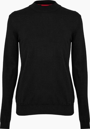HUGO BOSS Mens San Matteo M 10243180 01 Sweatshirt Mens - Black - Size: 40