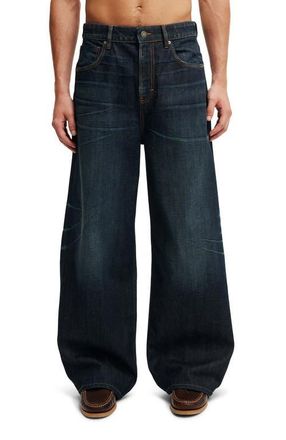 Cotton On Mens Super Baggy Jean in Selvedge Worn Blue at Nordstrom, Size 34 X 32