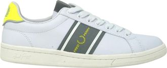 Fred Perry B9280 134 B721 lederen witte sneakers