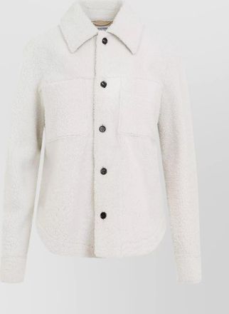 Bottega Veneta jacket shearling chest pockets