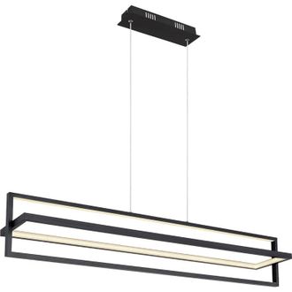 Globo Lighting Lampada a sospensione - Flips - nero - metallo - grande - Globo