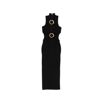 Cult Gaia Ring-detail Cut-out Midi Dress