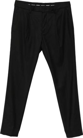 Dondup Pantaloni con pieghe - 999 BLACK