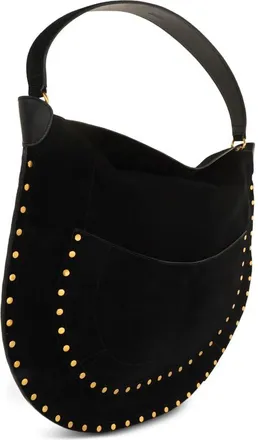 Isabel Marant Stud-trim Suede Shoulder Bag