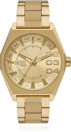 Diesel Scraper Watch - Heren - Horloges - Geel - ONE Size - Accessoires