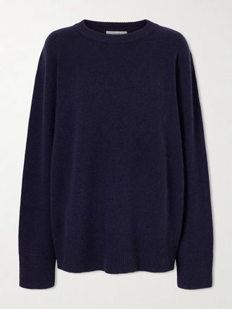 The Row Pullover In Misto Lana E Cashmere Sibem - Blu