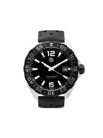 Tag Heuer Formula 1 41mm - men - Steel/Rubber - OS - BLACK