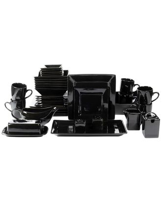 10 Strawberry Street Nova Square 40Pc Dinnerware Set