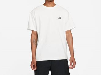Nike Acg Short Sleeve Tee In Summer White