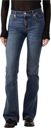 7 For All Mankind Flared Bootcut Jeans Soho Light - Dames - Bootcut Jeans - Blauw - W26 - Wol - Jeans