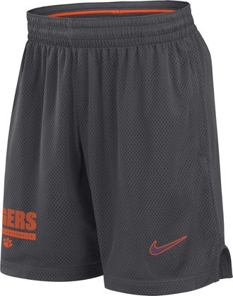 Nike Clemson Sideline Nike Mens Dri-FIT College Shorts in Grey | 02EO507MCLN-RFJ