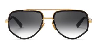 Dita Eyewear Mach-x - Black Glass / Matte Yellow Gold Sunglasses