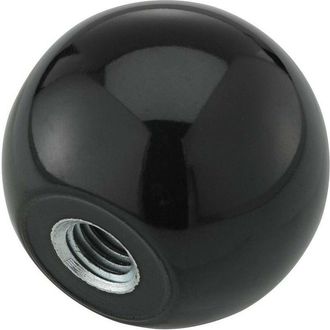 Fortis Pulsante sferico Din319 Duroplast. Forma e. 40mm. M10. Contenuto: 5 pezzi Fortis