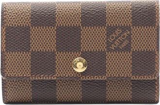 Louis Vuitton 2016 Damier Ebene 6 key holder - Brown