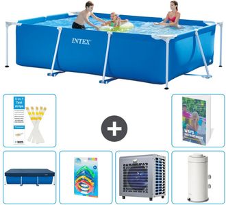 Intex Piscina Con Estructura Rectangular - 300x200x75 Cm - 7-piezas S164