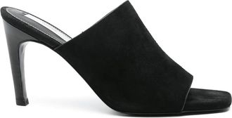 Toteme 90 mm fluwelen muiltjes - Zwart