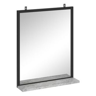 Vicco Espejo de baño Fyrk, Hormigón, 50 x 60 cm Vicco