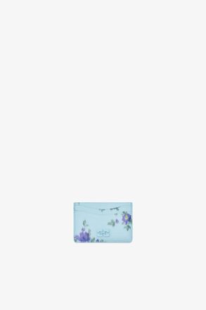 Ganni Iced Aqua Bou Card Holder in Blue