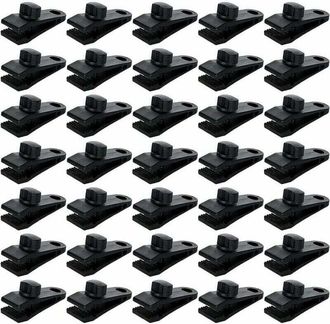 OEM Paquete De 30 Clips Para Lona De Tienda De Campa&ntilde;a, Abrazadera De Lona Con Bloqueo, Abrazadera Para Lona, abrazadera Para Toldo, Fijaci&oacute;n De Lona, tel