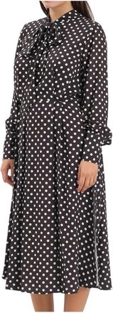 Mar De Margaritas Abito Longuette a Pieghe - Dames - Casual kleedjes - Veelkleurig - S - Kleedjes
