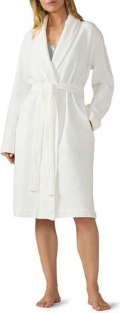 Coyuchi Adriatic Organic Cotton Robe in Alpine White at Nordstrom, Size Medium