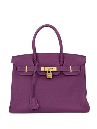 Herm&egrave;s 2017 30 Togo Birkin tote bag - Paars