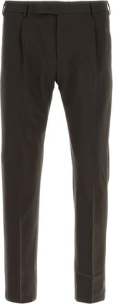 Pantaloni Torino Pantaloni in lana elasticizzata - Nero