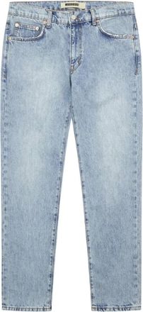 Woodbird Heren, Jeans, Blauw, Maat: W34 L32 Katoen