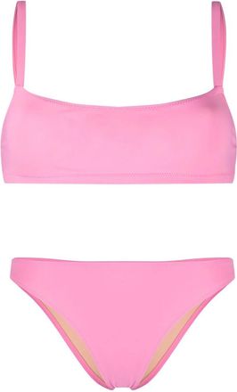 Lido Pink Solid Swimwear