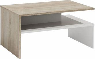 OEM Tavolino Da Soggiorno Ola Sonoma Bianco 100x48x5