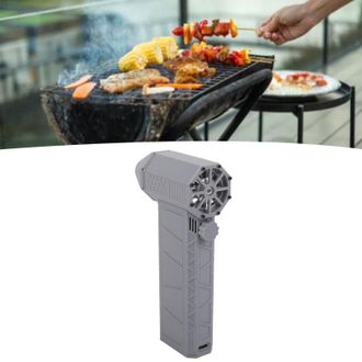 Infinite Mini Soplador De Aire De Alta Velocidad (110.000 Rpm), Port&aacute;til, Turbo, De Metal Gris, 14,3 X 9,3 X 3,9 Cm, Para Actividades Al Aire Libre Y Tareas De
