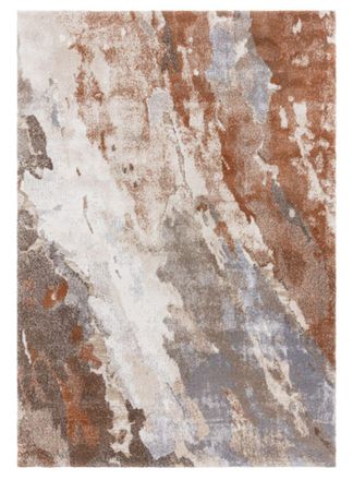 Novatrend Alfombra de sal&oacute;n tejida plana roja 120x170 cm