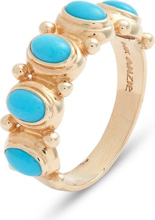 Anzie Mediterranean Moonstone Ring in Turquoise at Nordstrom, Size 7