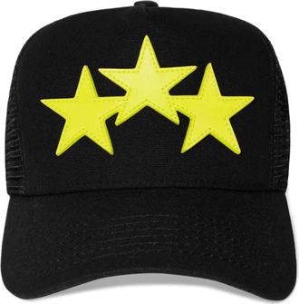 Amiri Three Star Trucker Hat In Lime