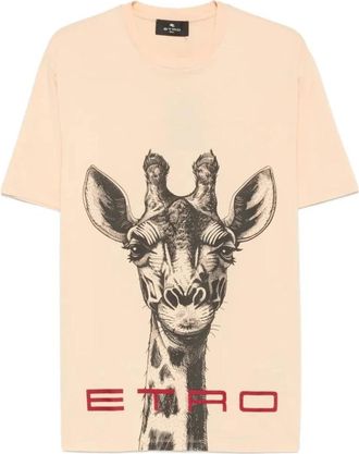 Etro T-shirt - Dames - T-shirts - Beige - M - Tops