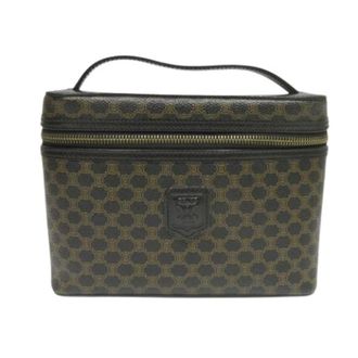 Celine Pre-owned Macadam Vanity Bag - Dames - Pre-owned - Bruin - Maat: ONE Size Leer