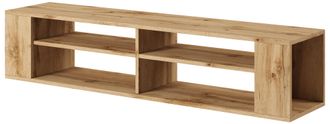 Selsey Selsey - Weri - Mueble De Tv Colgante - Para La Sala De Estar - 140 Cm - Roble Wotan - Moderno