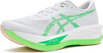 Asics Sonicblast Womens Running Shoes White/Vital Green : 11.5 B - Medium, Synthetic