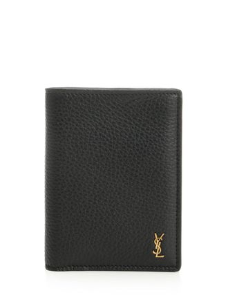 Saint Laurent Tiny Cassandre Wallets Nero-Uomo