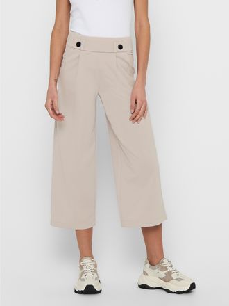 Jacqueline de Yong Jerseyhose JDY JDYGEGGO NEW ANCLE PANTS JRS NOOS, Damen, Gr. XL (42), N-Gr, grau (chateau gray detail:schwarz buttons), Web, Obermaterial: 95% Polyest