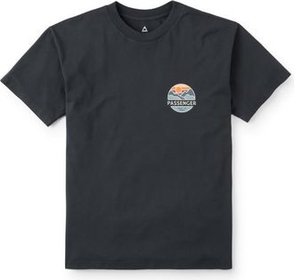 Passenger Laidback Recycled Cotton Relaxed T-Shirt T-Shirt f&uuml;r Herren | blau/schwarz