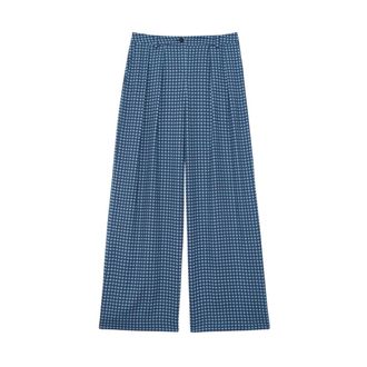 Ines De La Fressange Broeken, Dames, Blauw, XL, Luciano Geprinte Broek
