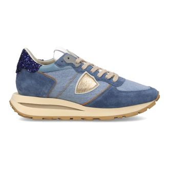 Philippe Model Tropez Haute Running - female - Philippe Model - Sneakers - Blue - 3 UK - Shoes